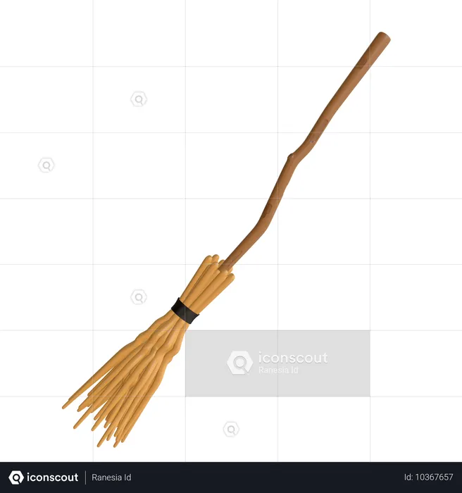 Broom Stick  3D Icon