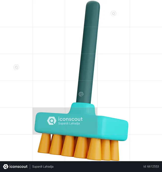 Broomstick  3D Icon