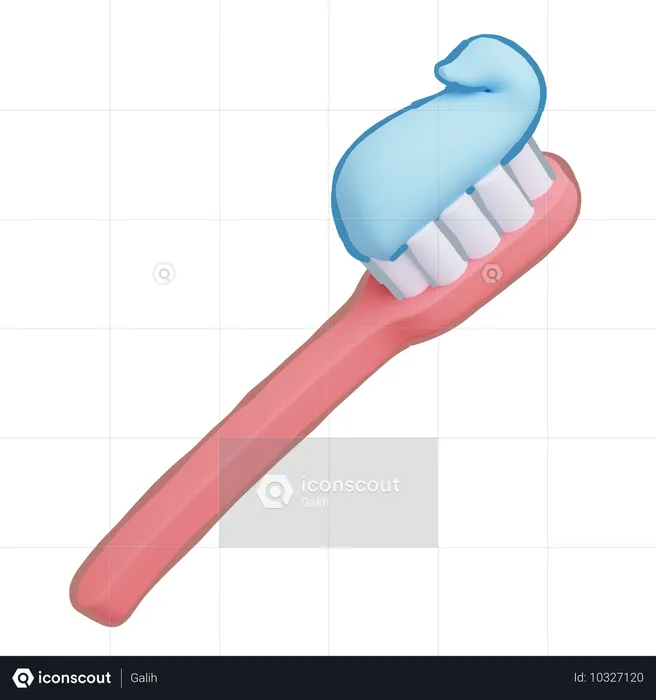 Brosse à dents  3D Icon