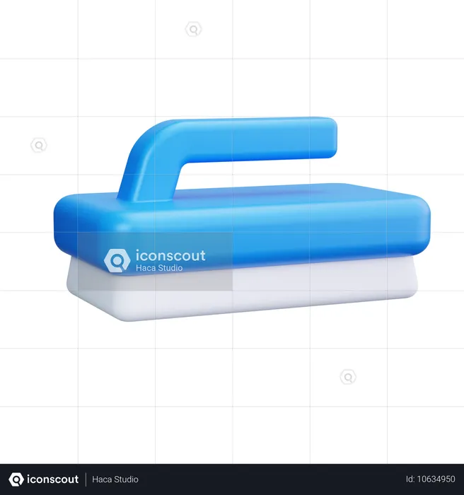 Brosse à récurer  3D Icon