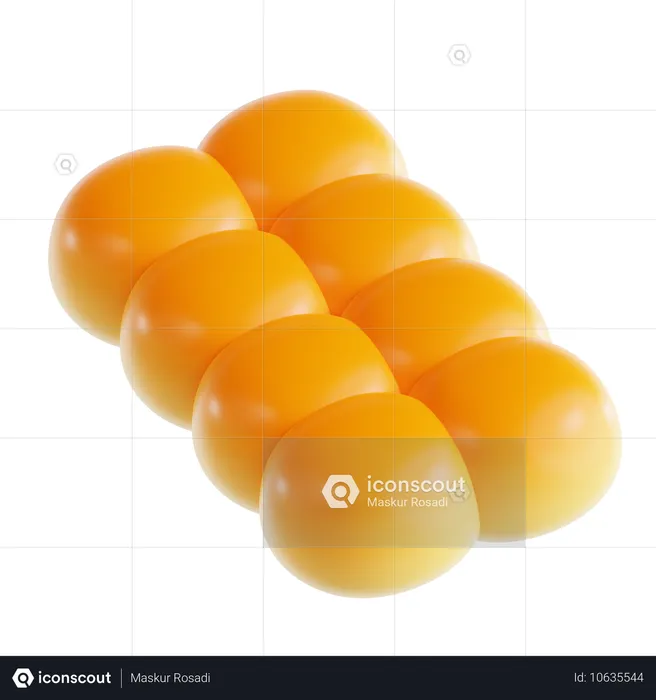 Brötchen  3D Icon