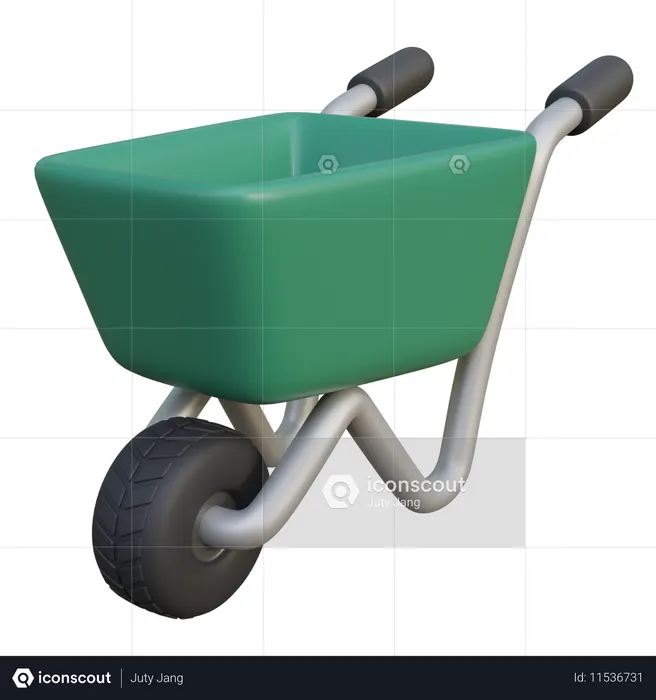 Brouette  3D Icon