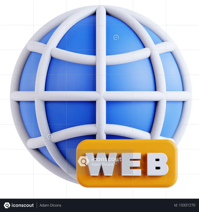 Browser  3D Icon