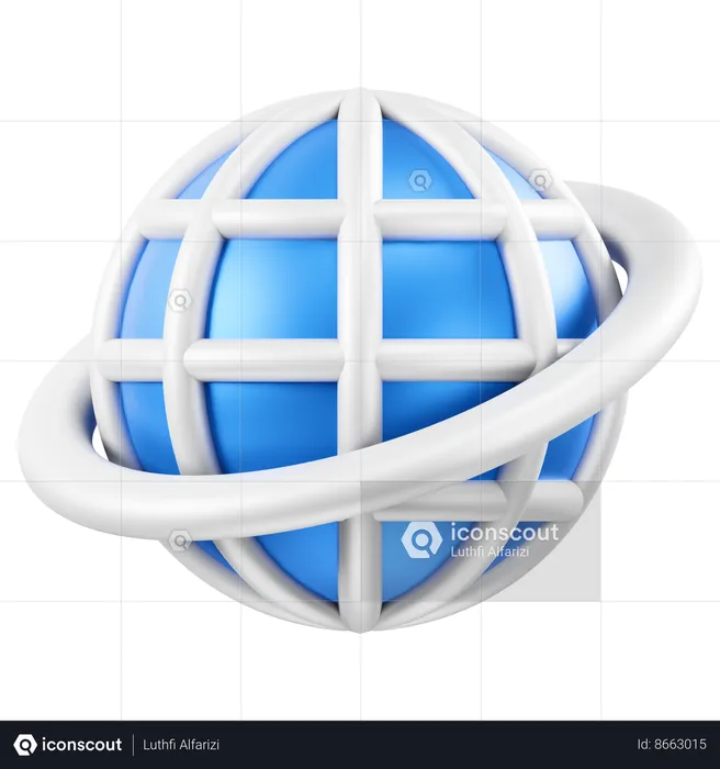 Browser  3D Icon