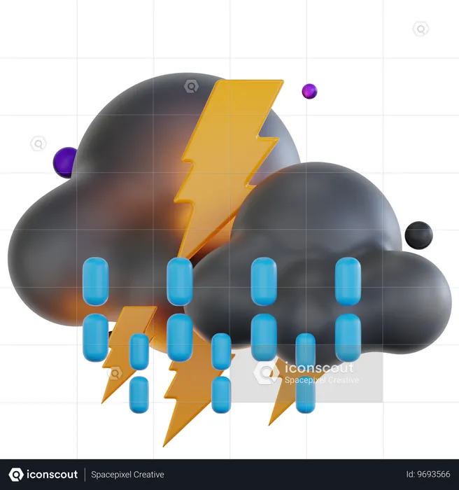 Arrosant de tonnerre  3D Icon