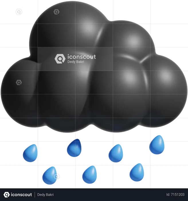 Bruine la nuit  3D Icon