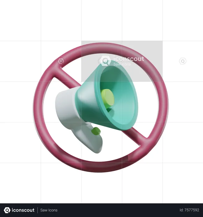 Bruit annuler  3D Icon
