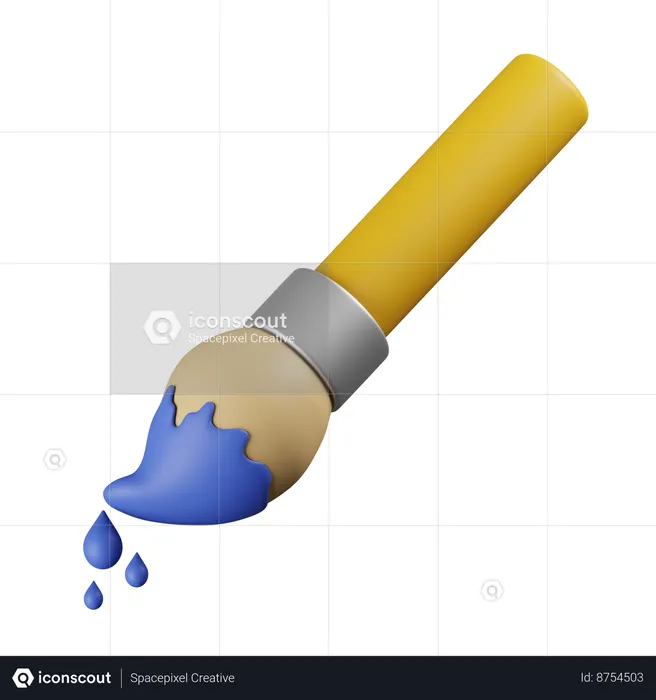 Brush Tool  3D Icon