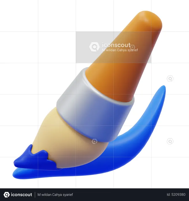 Brush Tool  3D Icon