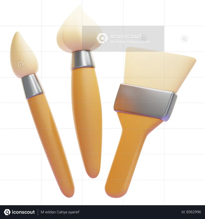 BRUSHES  3D Icon