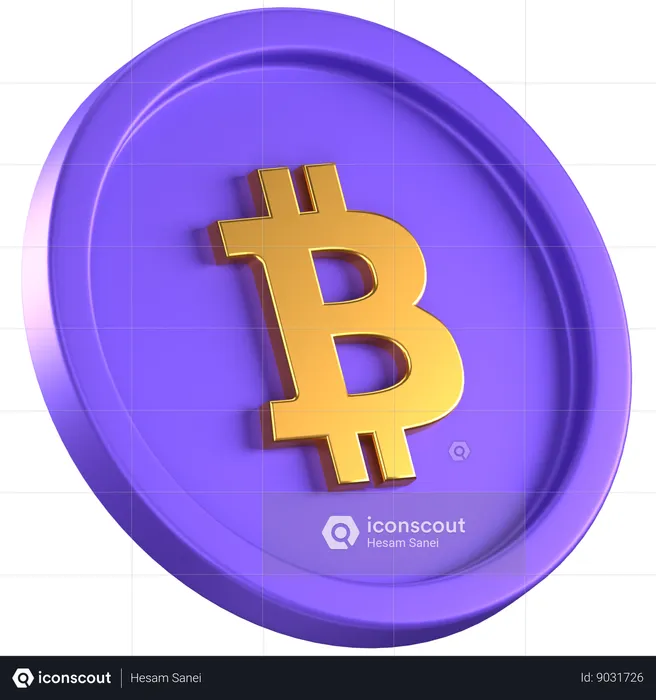 BTC  3D Icon