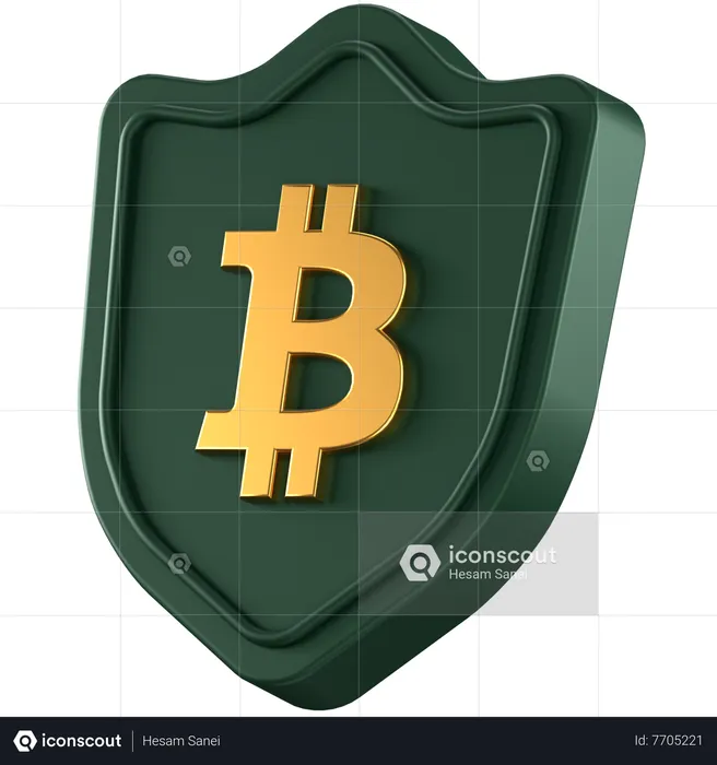 Btc  3D Icon