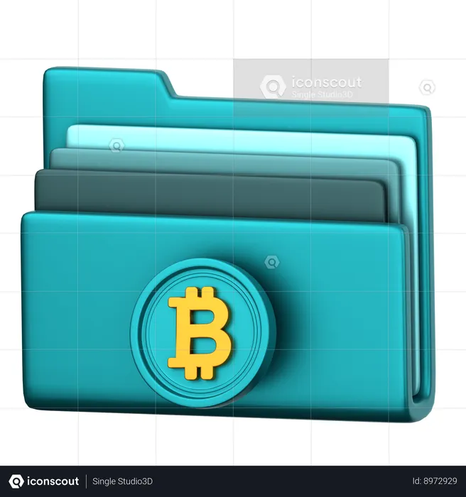 Btc File  3D Icon