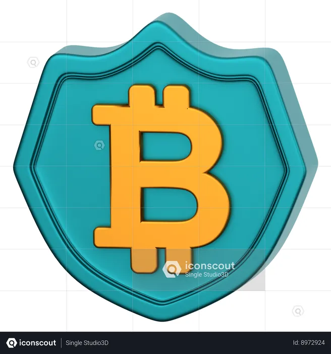 Seguridad btc  3D Icon