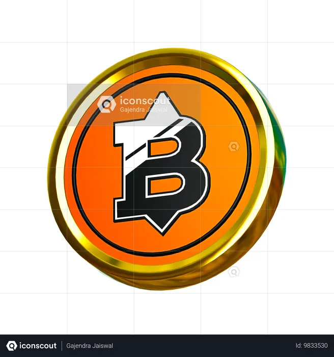 BTC20  3D Icon