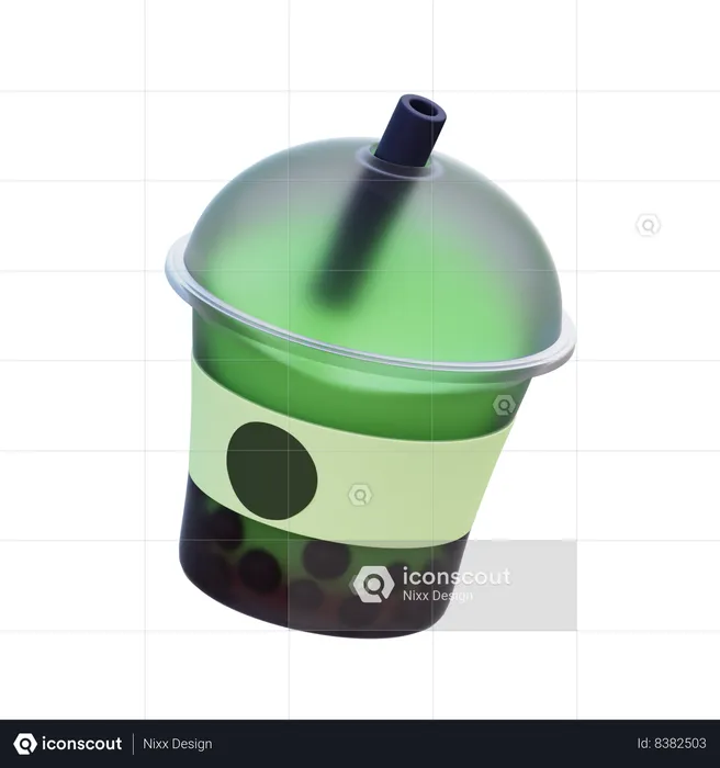 Bubble Drink  3D Icon