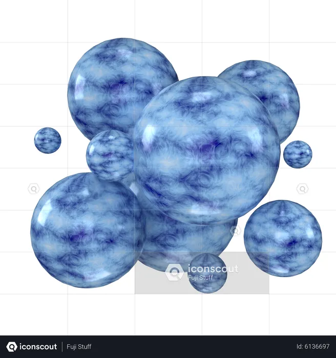Bubble Shapes  3D Icon