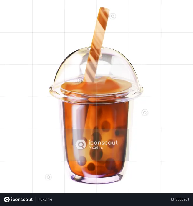 Bubble Tea  3D Icon