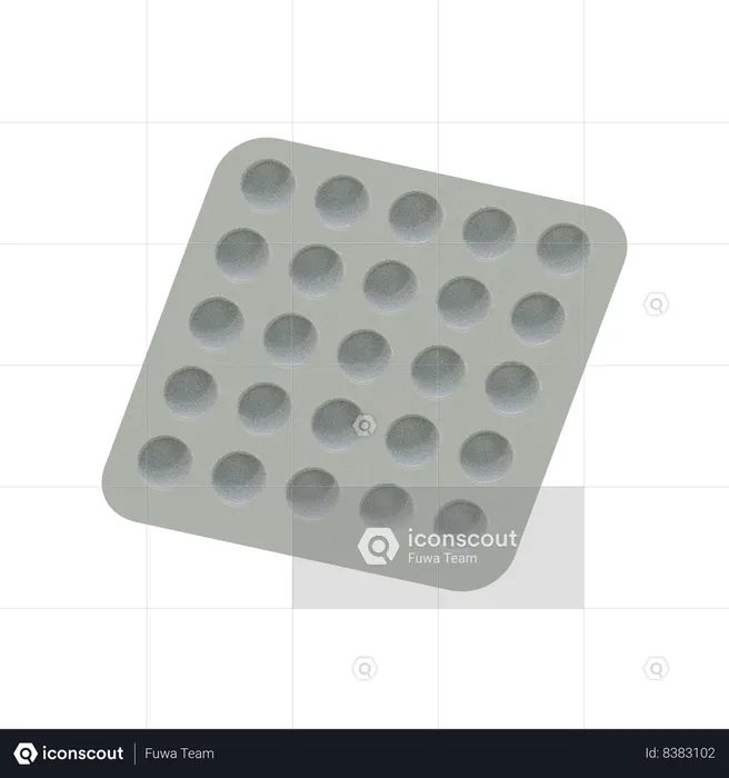 Bubble Wrap  3D Icon