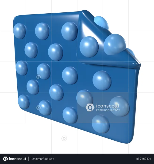 Bubble Wrap  3D Icon
