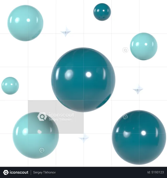 Bubbles  3D Icon