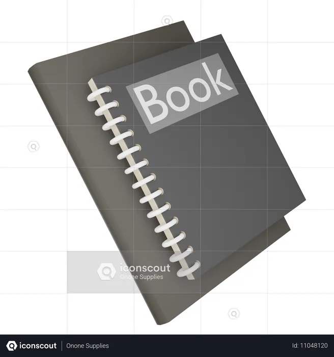 Buch  3D Icon