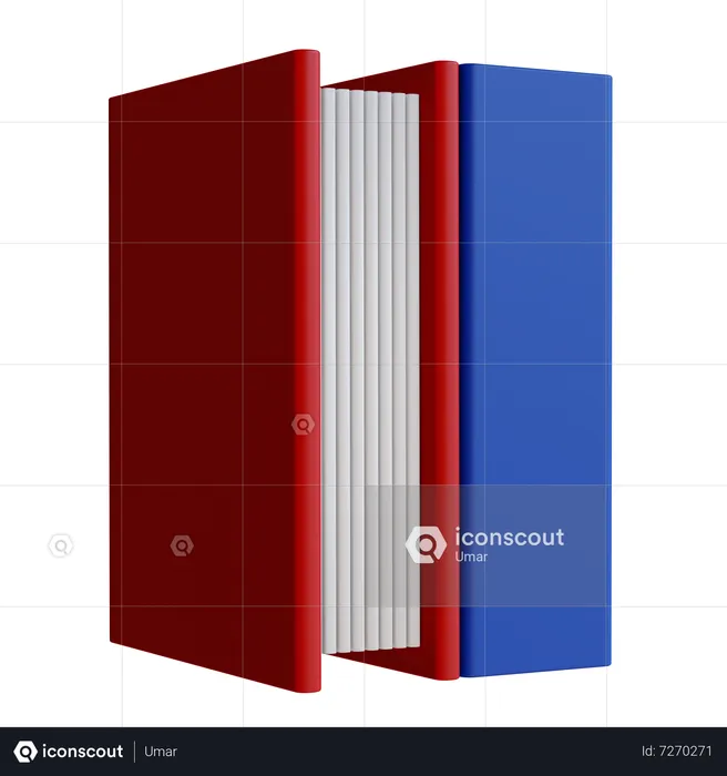 Buch  3D Icon