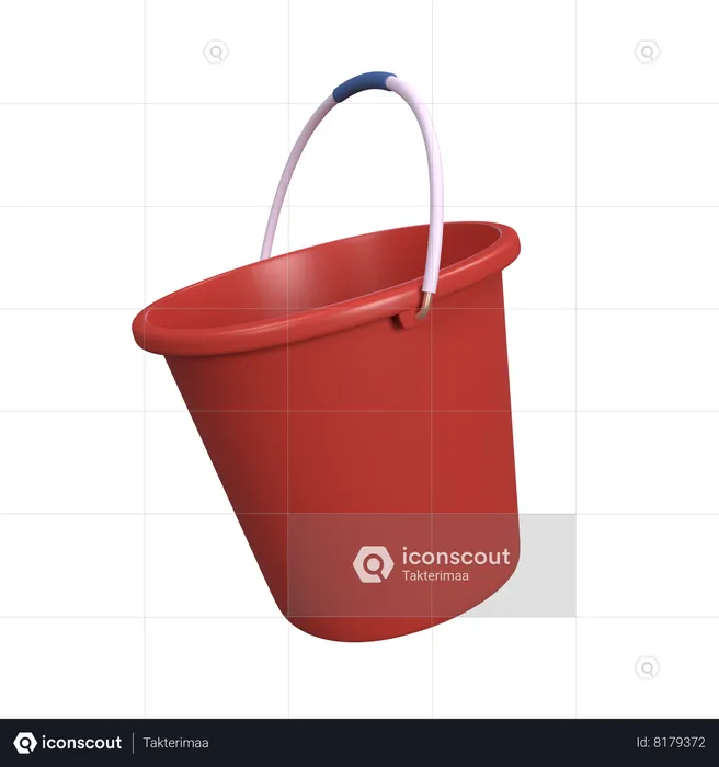 Bucket  3D Icon