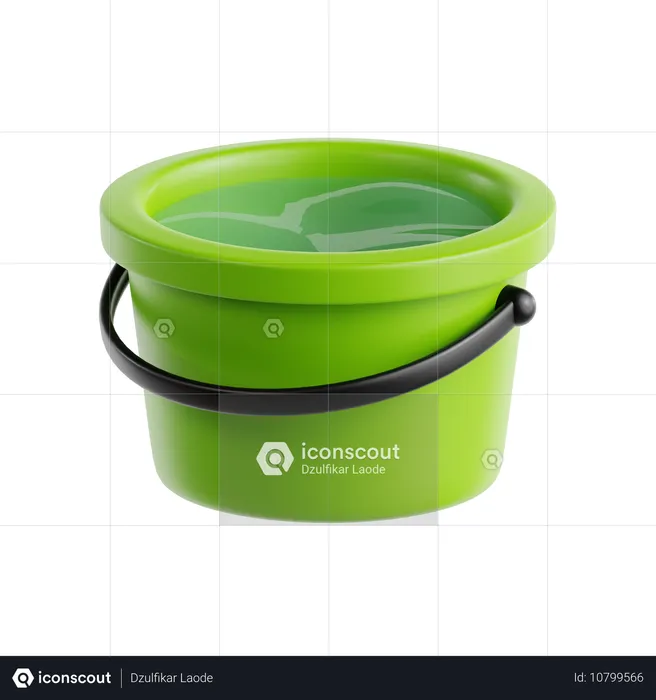 Bucket  3D Icon