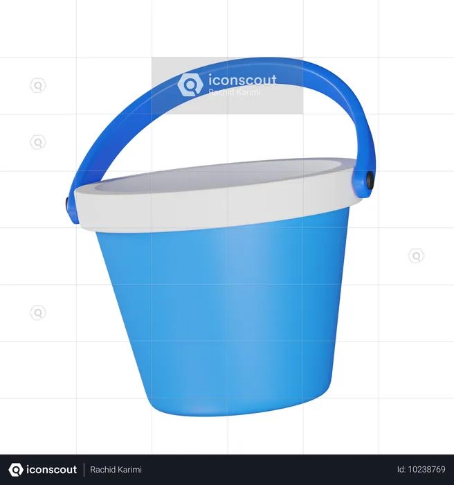 Bucket  3D Icon