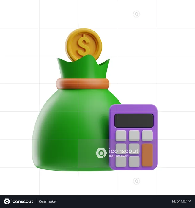 Budget  3D Icon