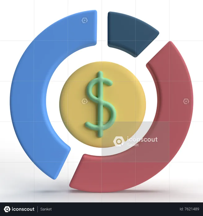 Budget  3D Icon