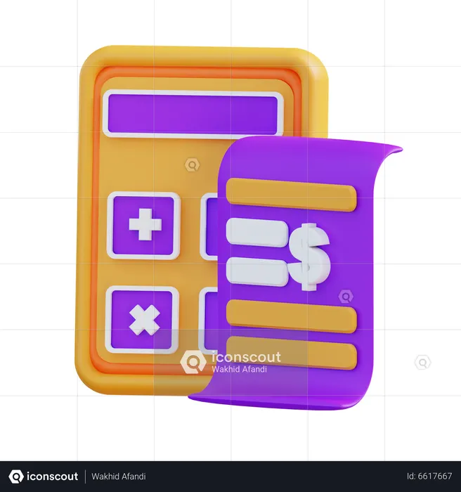 Budget Accounting  3D Icon