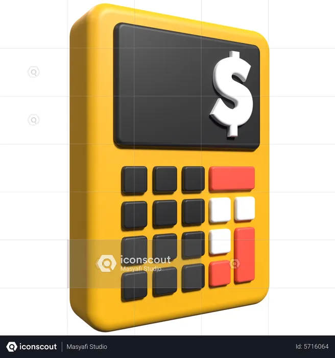 Budget Calculation  3D Icon