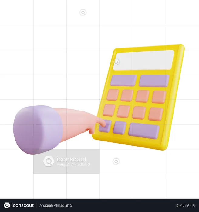 Budget Calculation  3D Icon