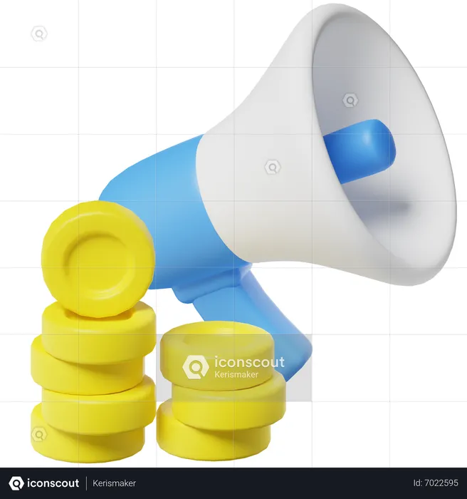 Budget Marketing  3D Icon