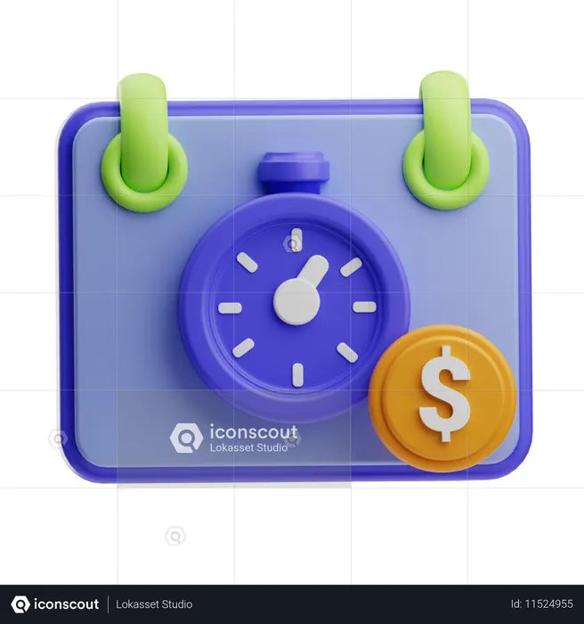 Budget Planning  3D Icon