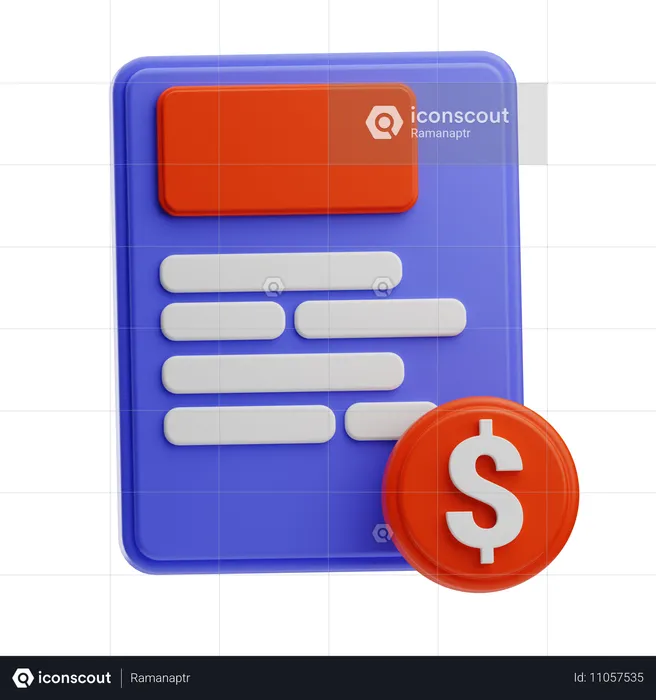 Budgetstrategische Beratung  3D Icon