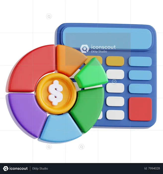 Budgeting  3D Icon