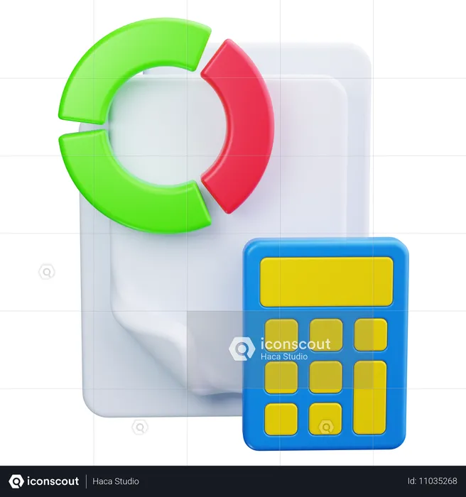 Budgeting  3D Icon