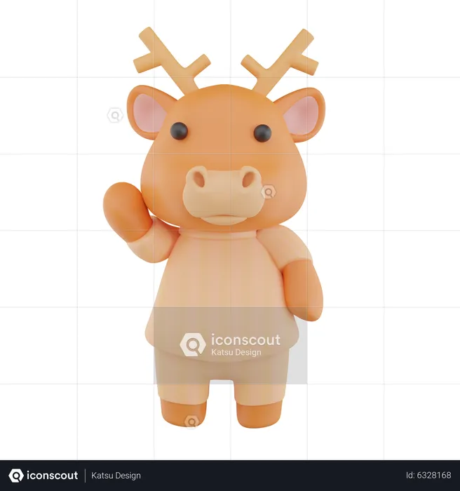 Buffalo  3D Icon