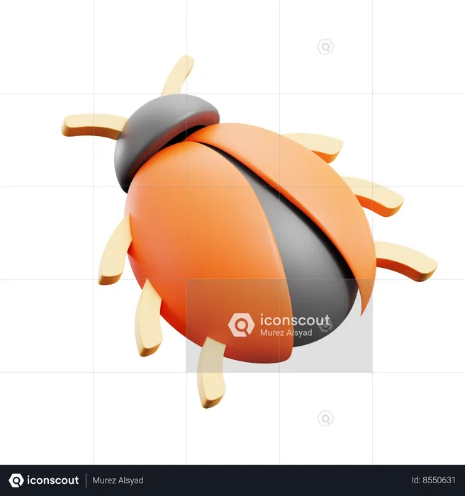 Bug  3D Icon