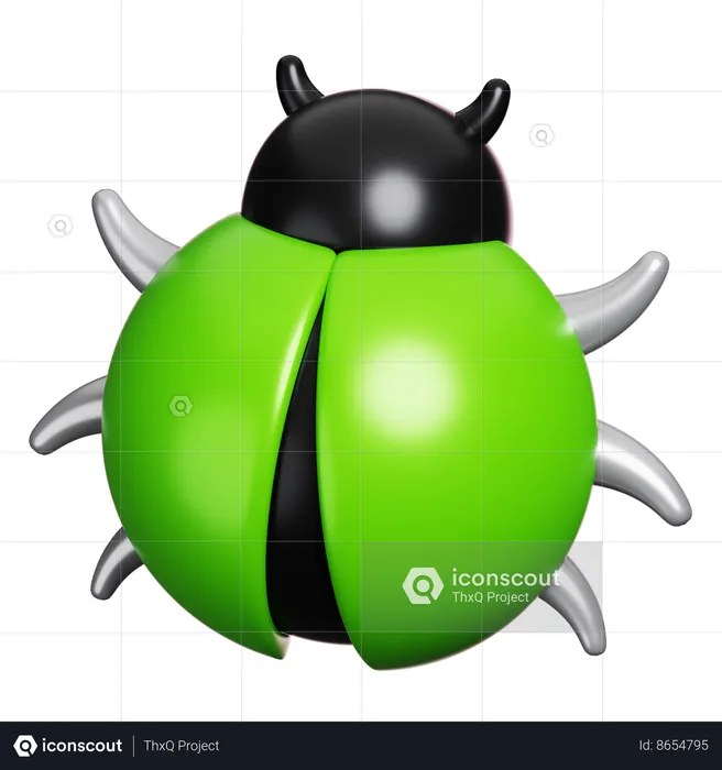 Bug  3D Icon