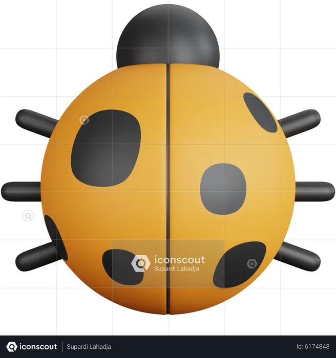 Bug  3D Icon