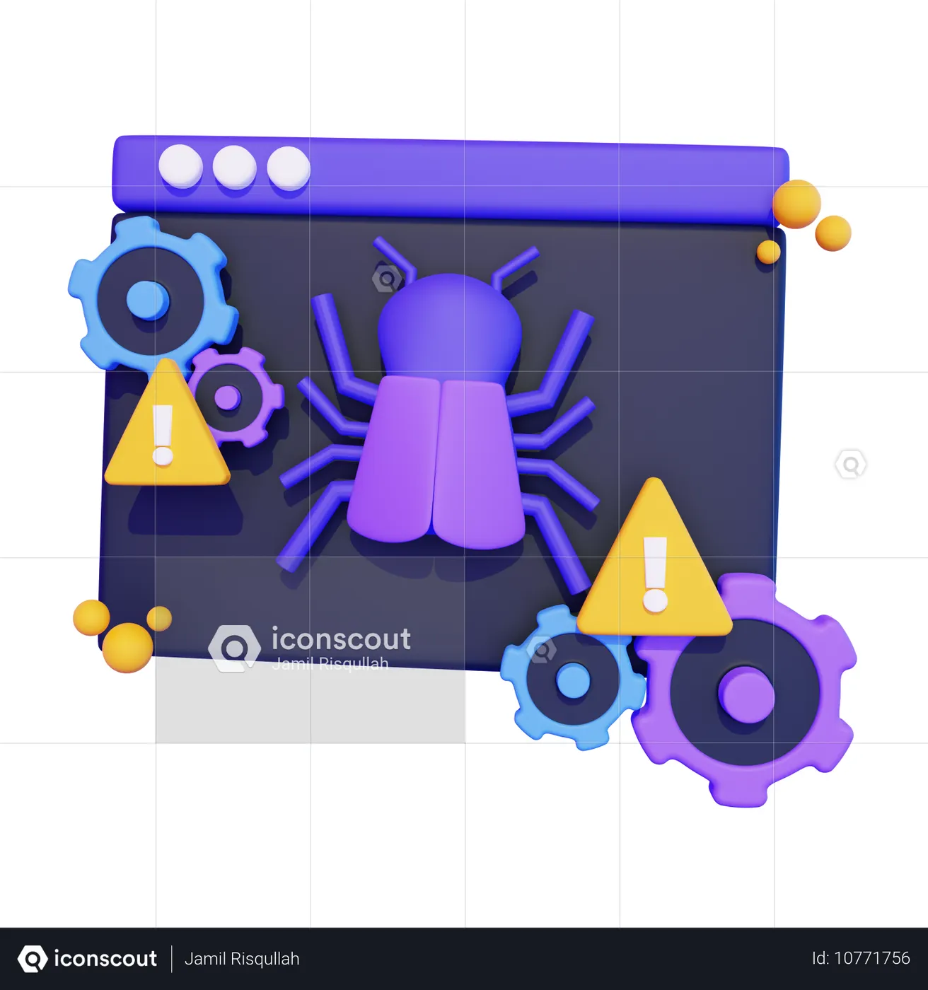 Bug 3D Icon - Free Download Design & Development 3D Icons | IconScout