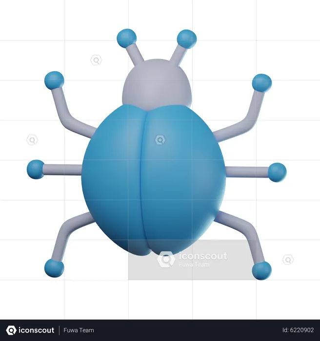 Bug  3D Icon