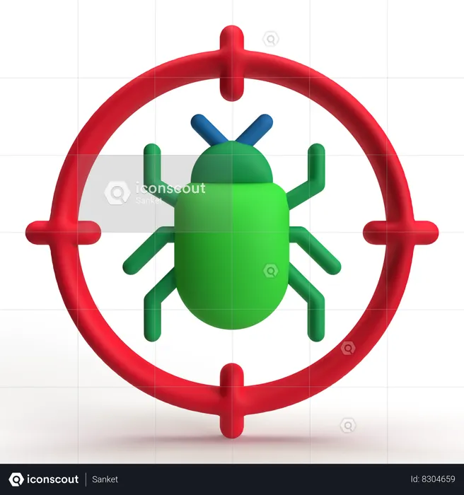 Bug Finder  3D Icon