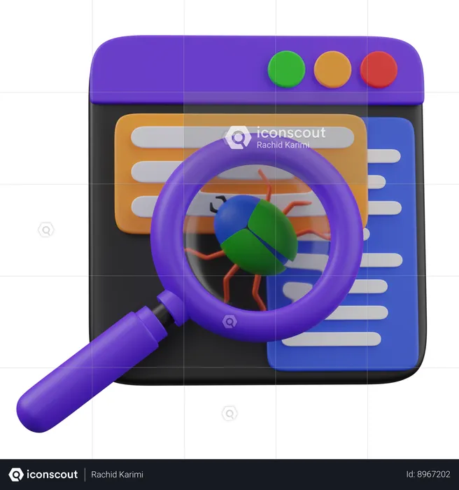 BUG SEARCH  3D Icon