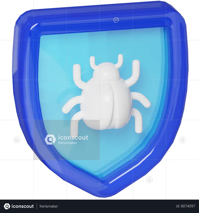 Bug Virus  3D Icon