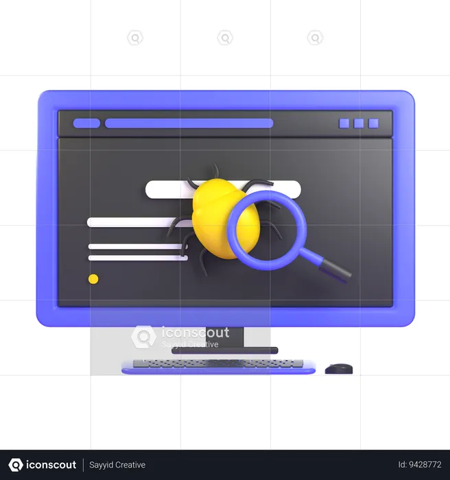 Bugs Detected  3D Icon